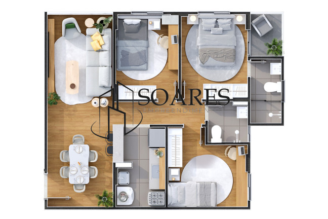 Imagem Apartamento com 2 Quartos à Venda, 51 m² em Quarenta Horas (coqueiro) - Ananindeua Imagem Apartamento com 2 Quartos à Venda, 51 m² em Quarenta Horas (coqueiro) - Ananindeua