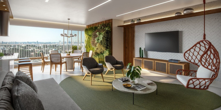 Imagem Apartamento com 3 Quartos à Venda, 130 m² em Jardim América - Goiânia