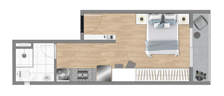 Imagem Apartamento com 1 Quarto à Venda, 45 m² em Vila Buarque - São Paulo