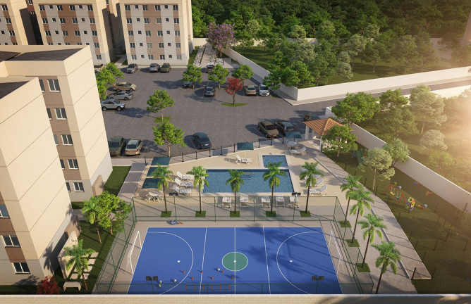Imagem Apartamento com 2 Quartos à Venda, 48 m² em Campo Grande - Rio De Janeiro