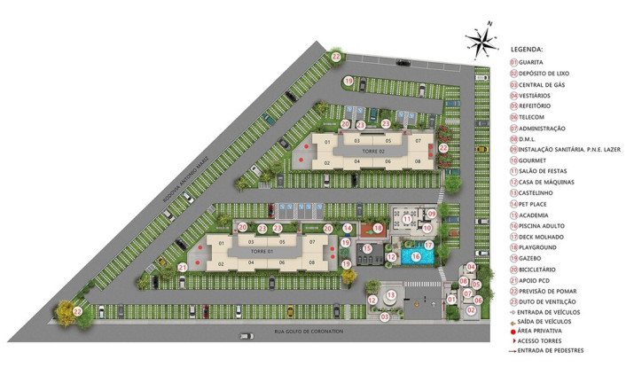 Imagem Apartamento com 2 Quartos à Venda, 53 m² em Ponta De Campina - Cabedelo