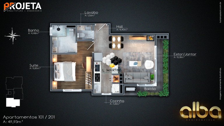 Imagem Apartamento com 1 Quarto à Venda, 45 m² em Carniel - Gramado Imagem Apartamento com 1 Quarto à Venda, 45 m² em Carniel - Gramado