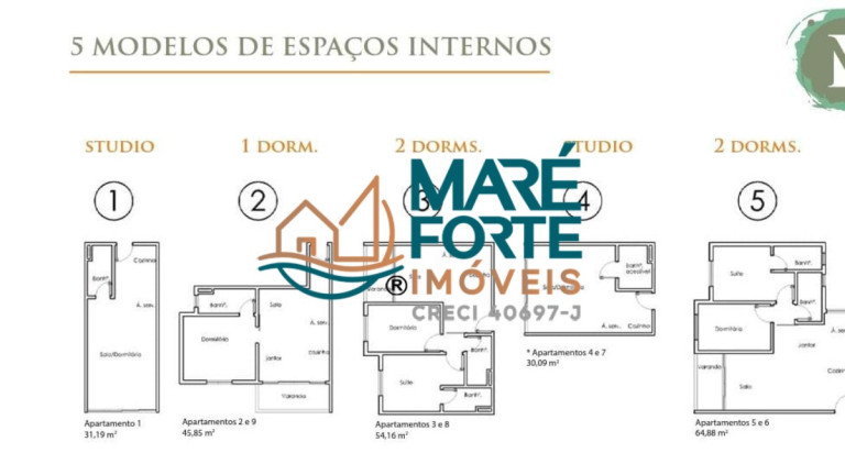 Imagem Apartamento com 1 Quarto à Venda, 41 m² em Indaia - Caraguatatuba