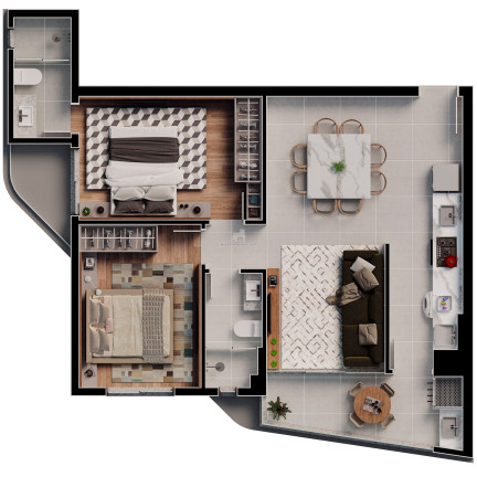 Imagem Apartamento com 2 Quartos à Venda, 72 m² em São Judas - Itajaí Imagem Apartamento com 2 Quartos à Venda, 72 m² em São Judas - Itajaí