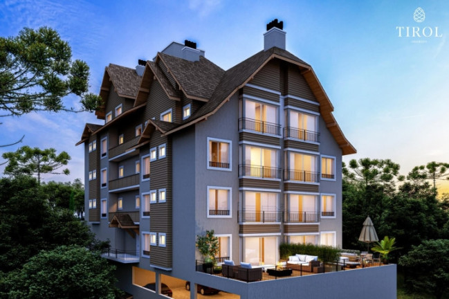 Apartamento com 1 Quarto à Venda, 50 m² em Tirol - Gramado