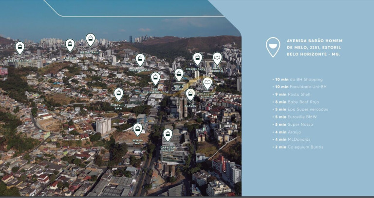 Imagem Apartamento com 2 Quartos à Venda, 59 m² em Estoril - Belo Horizonte