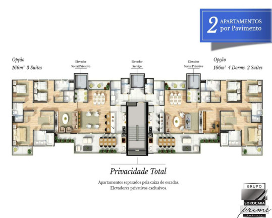 Imagem Apartamento com 4 Quartos à Venda, 166 m² em Jardim América - Sorocaba