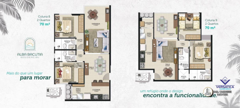 Imagem Apartamento com 2 Quartos à Venda, 70 m² em Enseada Azul - Guarapari