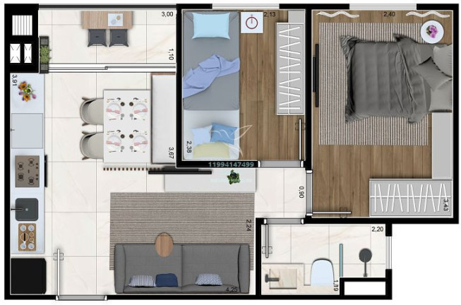 Imagem Apartamento com 2 Quartos à Venda, 41 m² em Morumbi - São Paulo Imagem Apartamento com 2 Quartos à Venda, 41 m² em Morumbi - São Paulo