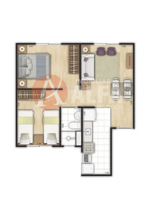 Imagem Apartamento com 2 Quartos à Venda, 38 m² em Jardim Petrópolis - Cotia