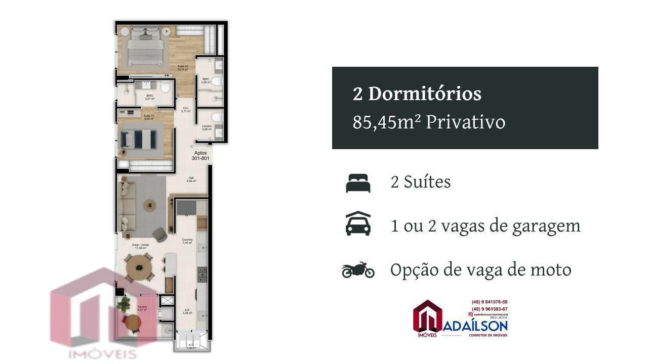 Imagem Imóvel com 2 Quartos à Venda, 70 m²