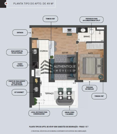 Imagem Apartamento com 1 Quarto à Venda, 40 m² em Pinheiros - São Paulo