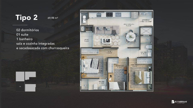 Imagem Apartamento com 3 Quartos à Venda, 69 m² em Morretes - Itapema