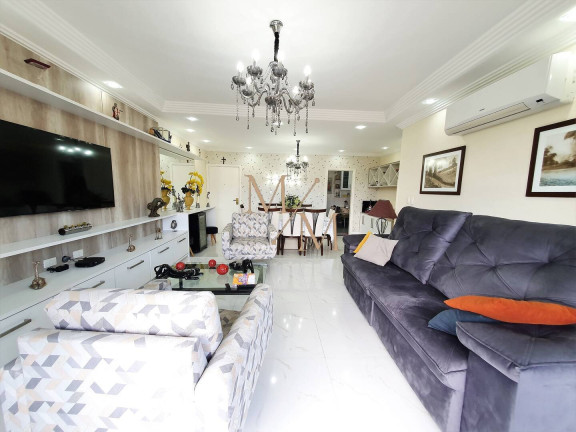 Imagem Apartamento com 3 Quartos à Venda, 122 m² em Campo Grande - Santos Imagem Apartamento com 3 Quartos à Venda, 122 m² em Campo Grande - Santos