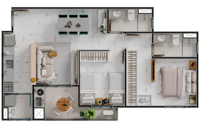 Imagem Apartamento com 2 Quartos à Venda, 65 m² em Parque Das Nações - Santo André Imagem Apartamento com 2 Quartos à Venda, 65 m² em Parque Das Nações - Santo André