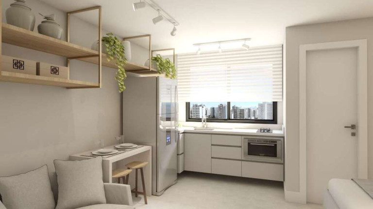 Imagem Apartamento com 1 Quarto à Venda, 22 m² em Novo Mundo - Curitiba