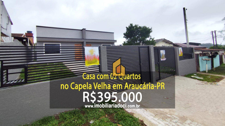 Casa com 2 Quartos à Venda, 51 m² em Capela Velha - Araucária
