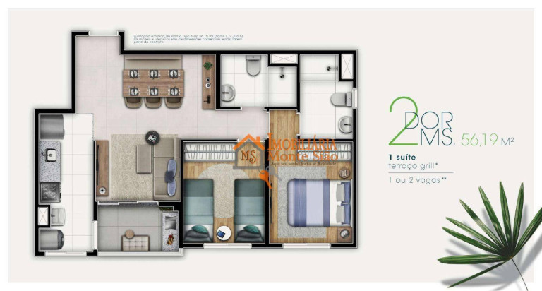 Imagem Apartamento com 2 Quartos à Venda, 56 m² em Vila Rosália - Guarulhos Imagem Apartamento com 2 Quartos à Venda, 56 m² em Vila Rosália - Guarulhos