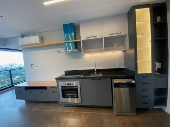 Imagem Imóvel com 1 Quarto para Alugar, 44 m² em Cerqueira César - São Paulo