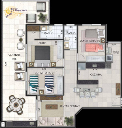 Imagem Apartamento com 2 Quartos à Venda, 82 m² em Jardim Rio Da Praia - Bertioga Imagem Apartamento com 2 Quartos à Venda, 82 m² em Jardim Rio Da Praia - Bertioga