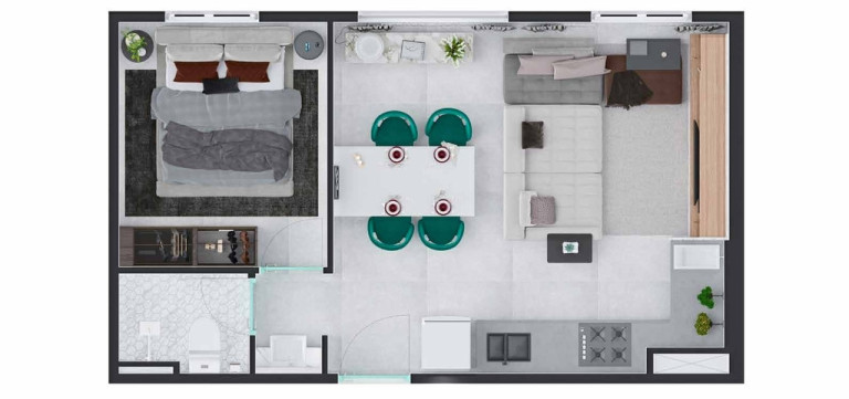 Imagem Apartamento com 2 Quartos à Venda, 32 m² em Vila Moinho Velho - São Paulo