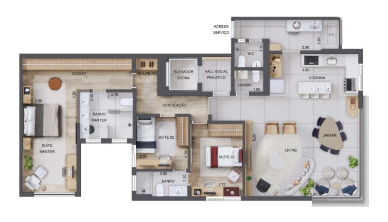 Imagem Apartamento com 3 Quartos à Venda, 96 m² em Perdizes - São Paulo