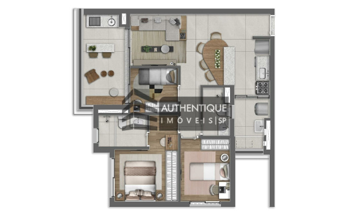 Imagem Apartamento com 2 Quartos à Venda, 61 m² em Alto Da Boa Vista - São Paulo