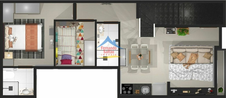 Imagem Cobertura com 2 Quartos à Venda, 90 m² em Vila Pires - Santo André Imagem Cobertura com 2 Quartos à Venda, 90 m² em Vila Pires - Santo André