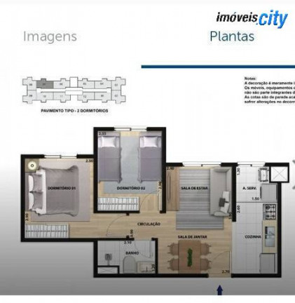 Imagem Apartamento com 2 Quartos à Venda, 40 m² em Jardim São Savério - São Paulo