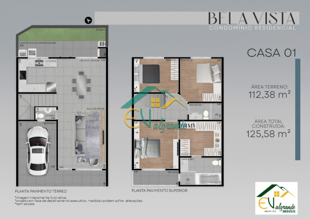 Imagem Sobrado com 3 Quartos à Venda, 125 m² em Bairro Alto - Curitiba Imagem Sobrado com 3 Quartos à Venda, 125 m² em Bairro Alto - Curitiba