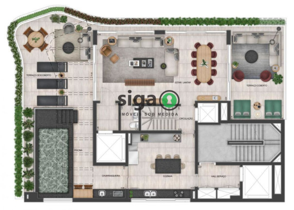 Imagem Apartamento com 4 Quartos à Venda, 398 m² em Jardins - São Paulo