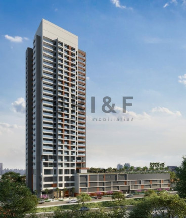 Imagem Apartamento com 1 Quarto à Venda ou Locação, 25 m² em Santo Amaro - São Paulo