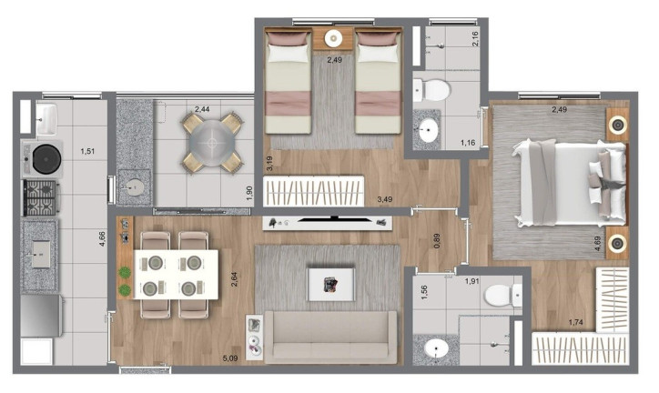 Imagem Imóvel com 3 Quartos à Venda, 85 m² em Medeiros - Jundiaí Imagem Imóvel com 3 Quartos à Venda, 85 m² em Medeiros - Jundiaí