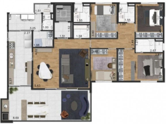 Imagem Apartamento com 3 Quartos à Venda, 128 m² em Vila Mariana - São Paulo Imagem Apartamento com 3 Quartos à Venda, 128 m² em Vila Mariana - São Paulo