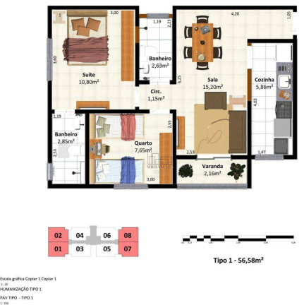 Imagem Apartamento com 2 Quartos à Venda, 56 m² em água Limpa - Volta Redonda Imagem Apartamento com 2 Quartos à Venda, 56 m² em água Limpa - Volta Redonda