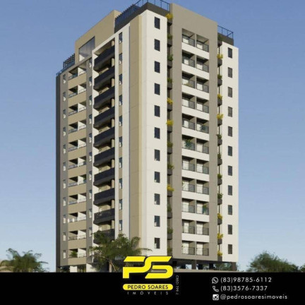 Apartamento com 2 Quartos à Venda, 57 m² em Manaíra - João Pessoa