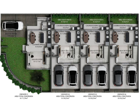 Imagem Casa com 3 Quartos à Venda, 134 m² em Amizade - Jaraguá Do Sul