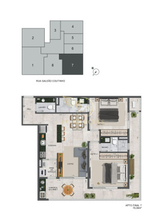 Imagem Apartamento com 2 Quartos à Venda, 74 m² em Itaguá - Ubatuba Imagem Apartamento com 2 Quartos à Venda, 74 m² em Itaguá - Ubatuba