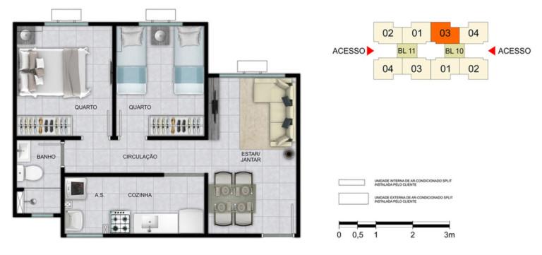 Imagem Imóvel com 2 Quartos à Venda, 41 m² em Campo Grande - Rio De Janeiro Imagem Imóvel com 2 Quartos à Venda, 41 m² em Campo Grande - Rio De Janeiro