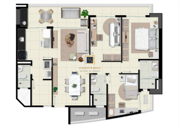 Imagem Apartamento com 2 Quartos à Venda, 62 m² em Meireles - Fortaleza Imagem Apartamento com 2 Quartos à Venda, 62 m² em Meireles - Fortaleza