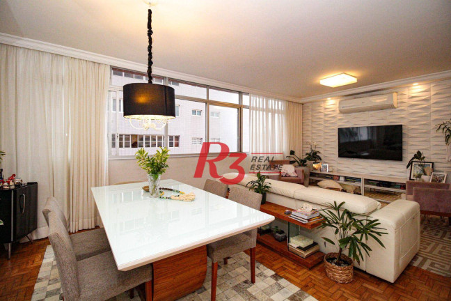 Apartamento com 3 Quartos à Venda, 125 m² em José Menino - Santos