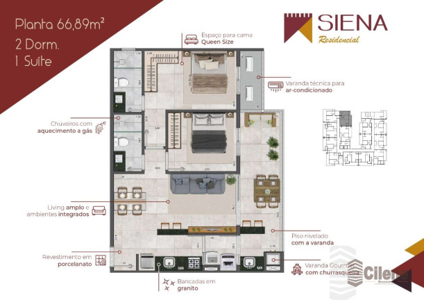 Imagem Apartamento com 2 Quartos à Venda, 76 m² em Itaguá - Ubatuba
