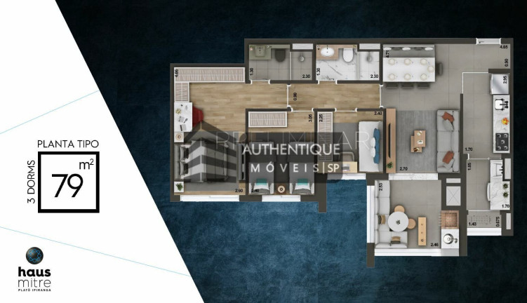 Imagem Apartamento com 3 Quartos à Venda, 79 m² em Ipiranga - São Paulo Imagem Apartamento com 3 Quartos à Venda, 79 m² em Ipiranga - São Paulo