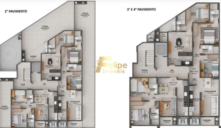 Imagem Imóvel com 1 Quarto à Venda, 39 m² em Jardim Da Penha - Vitória