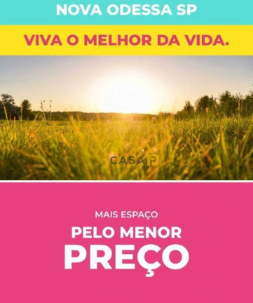 Imagem Terreno à Venda, 300 m² em Jardim Florença - Nova Odessa