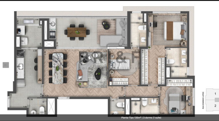 Imagem Apartamento com 3 Quartos à Venda, 135 m² em Campo Belo - São Paulo