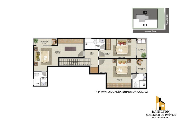 Imagem Apartamento com 3 Quartos à Venda, 89 m² em Praia Do Morro - Guarapari Imagem Apartamento com 3 Quartos à Venda, 89 m² em Praia Do Morro - Guarapari