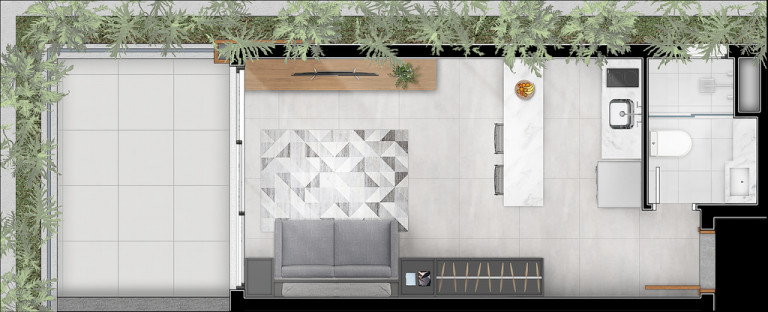 Imagem Apartamento com 1 Quarto à Venda, 36 m² em Petrópolis - Porto Alegre
