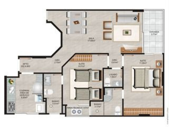 Imagem Imóvel com 3 Quartos à Venda, 102 m² em Praia Do Morro - Guarapari