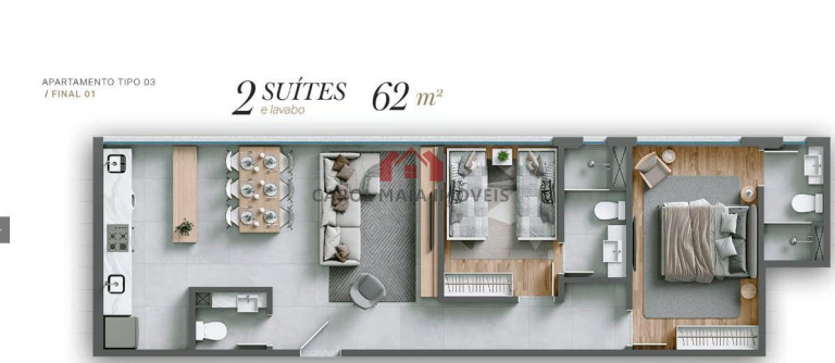 Imagem Apartamento com 3 Quartos à Venda, em Gutierrez - Belo Horizonte Imagem Apartamento com 3 Quartos à Venda, em Gutierrez - Belo Horizonte